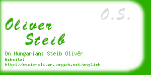 oliver steib business card